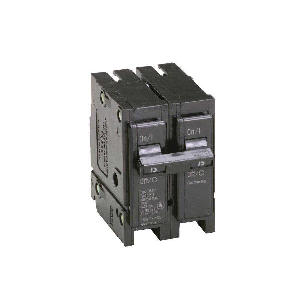 Cutler-Hammer 15 Amp 2-Pole Type BR Circuit Breaker