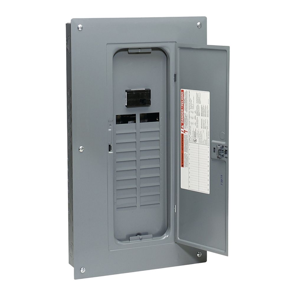 Square D 100 AMP 20-Space Indoor Plug-On Neutral Load Center