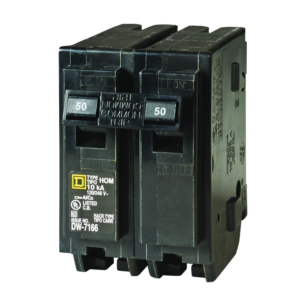 Square D Homeline 1 in. 50 AMP 2-Pole Circuit Breaker