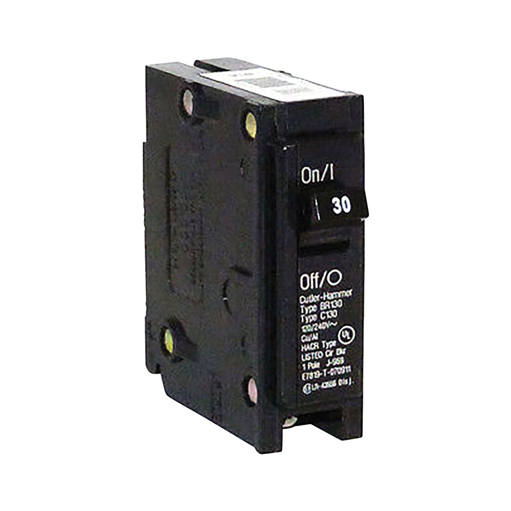 Cutler-Hammer 1 in. 30 Amp 1-Pole Type BR Circuit Breaker