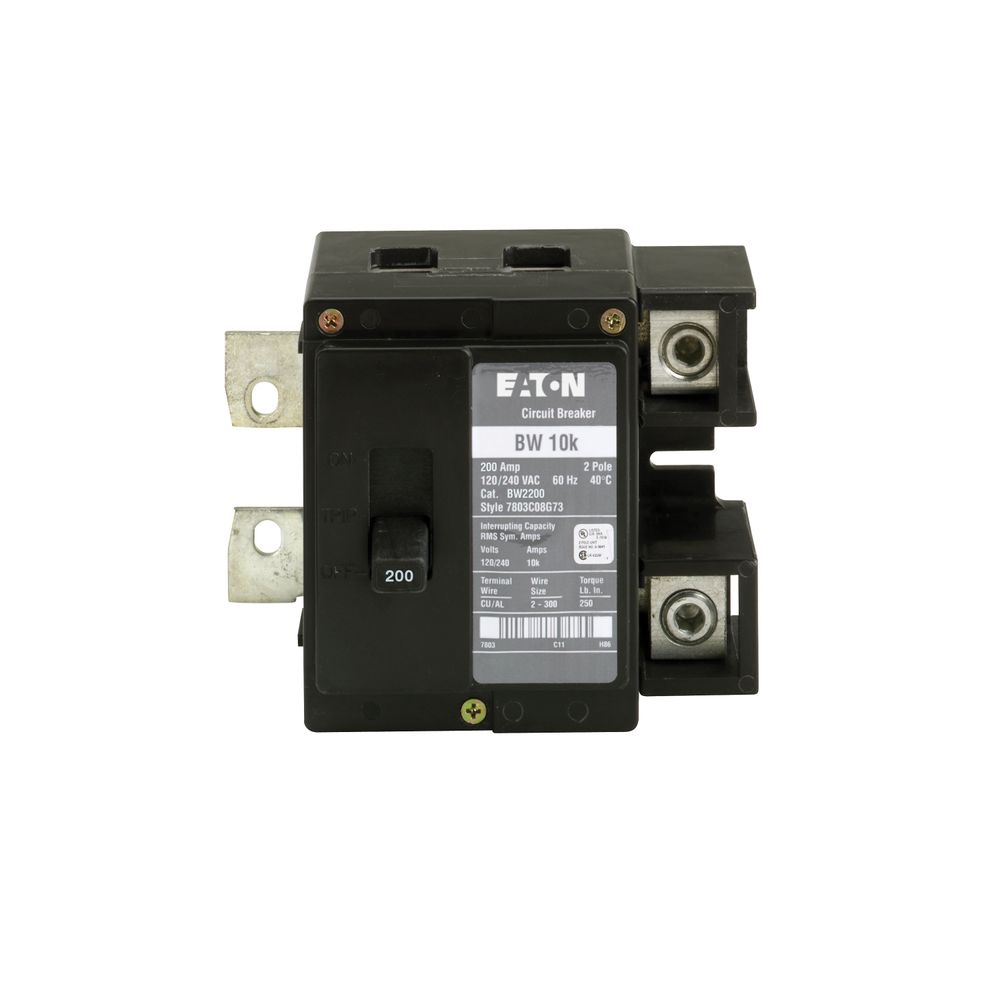 Cutler-Hammer 200 Amp 2-Pole Type BW Main Circuit Breaker