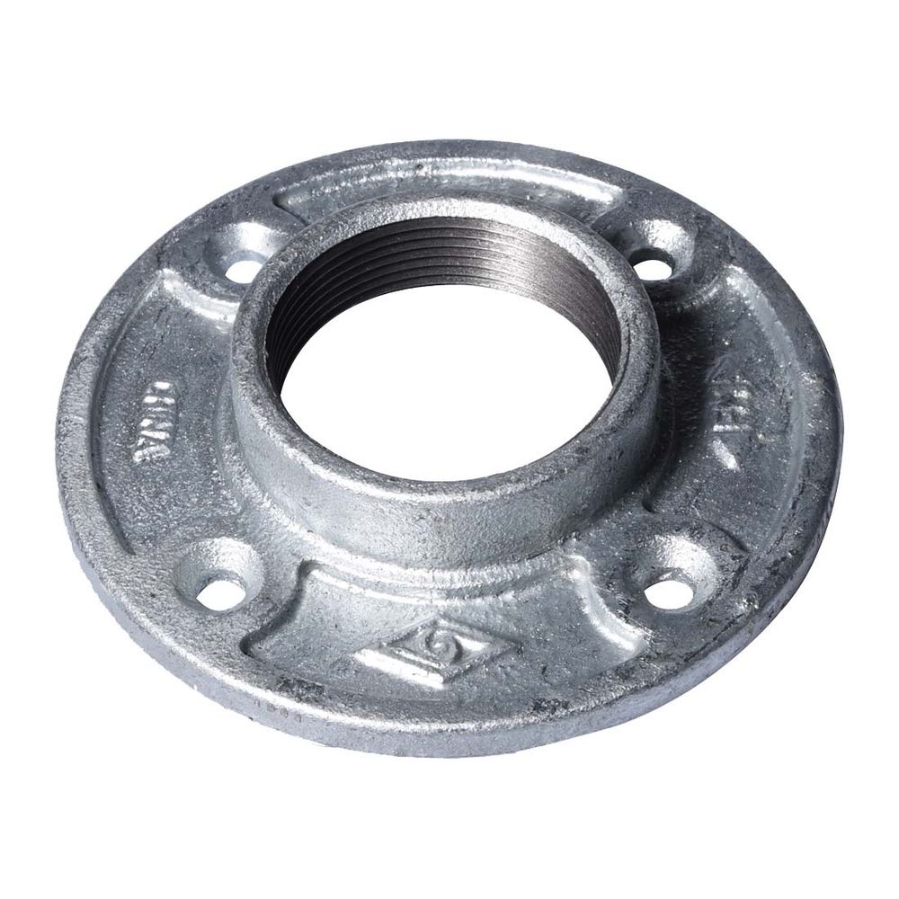 ProSource 2 in. Galvanized Malleable Iron Floor Flange