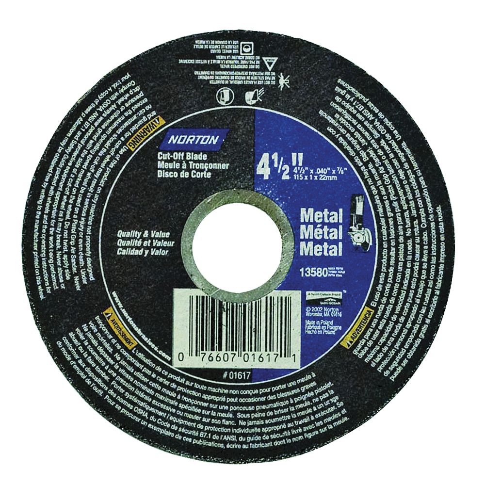 Norton 4-1/2 in. Metal Cut-Off Wheel