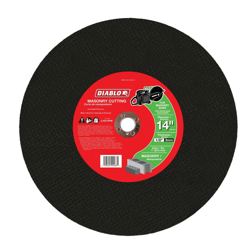 Diablo 12 in. High Speed Masonry Cut-Off Disc