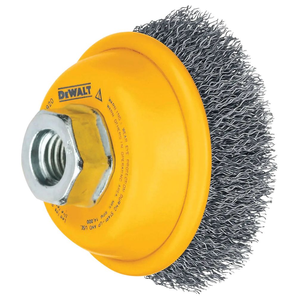 DEWALT 3 in. Crimped Wire Cup Brush