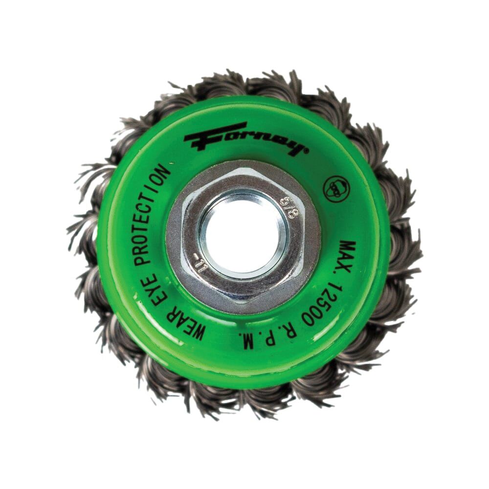 Forney 2-3/4 in. Knotted Wire Cup Brush