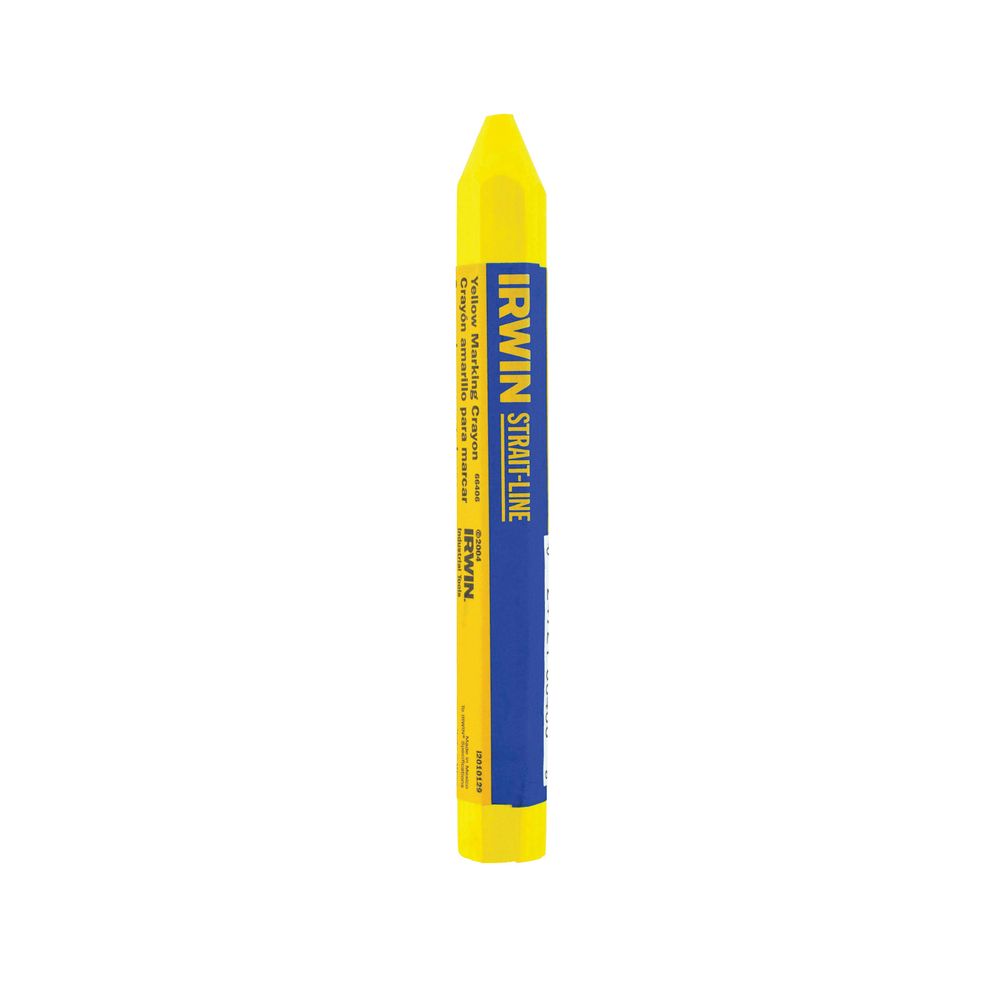 Irwin 1/2 in. x 4-1/2 in. Yellow Lumber Crayon