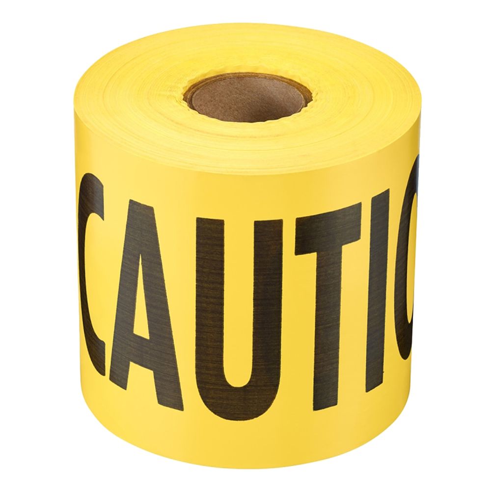 Empire 3 in. x 300 ft. Yellow Caution Barricade Tape