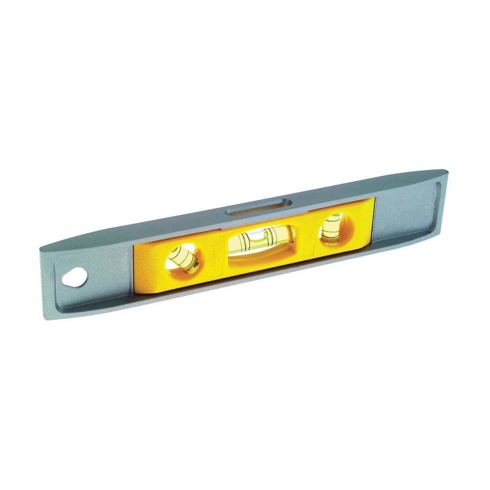Stanley 9 in. 3-Vial Magnetic Aluminum Torpedo Level