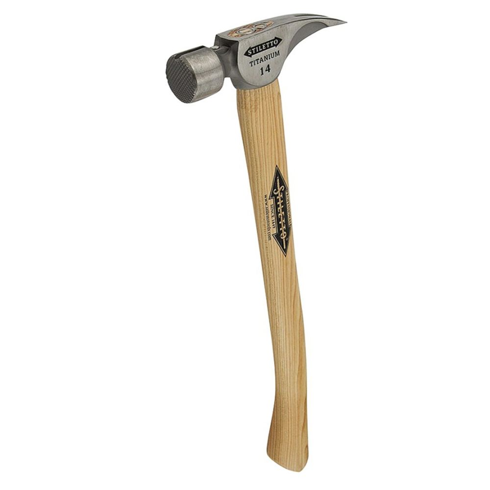 Stiletto 14 oz. Titanium Curved Framing Hammer