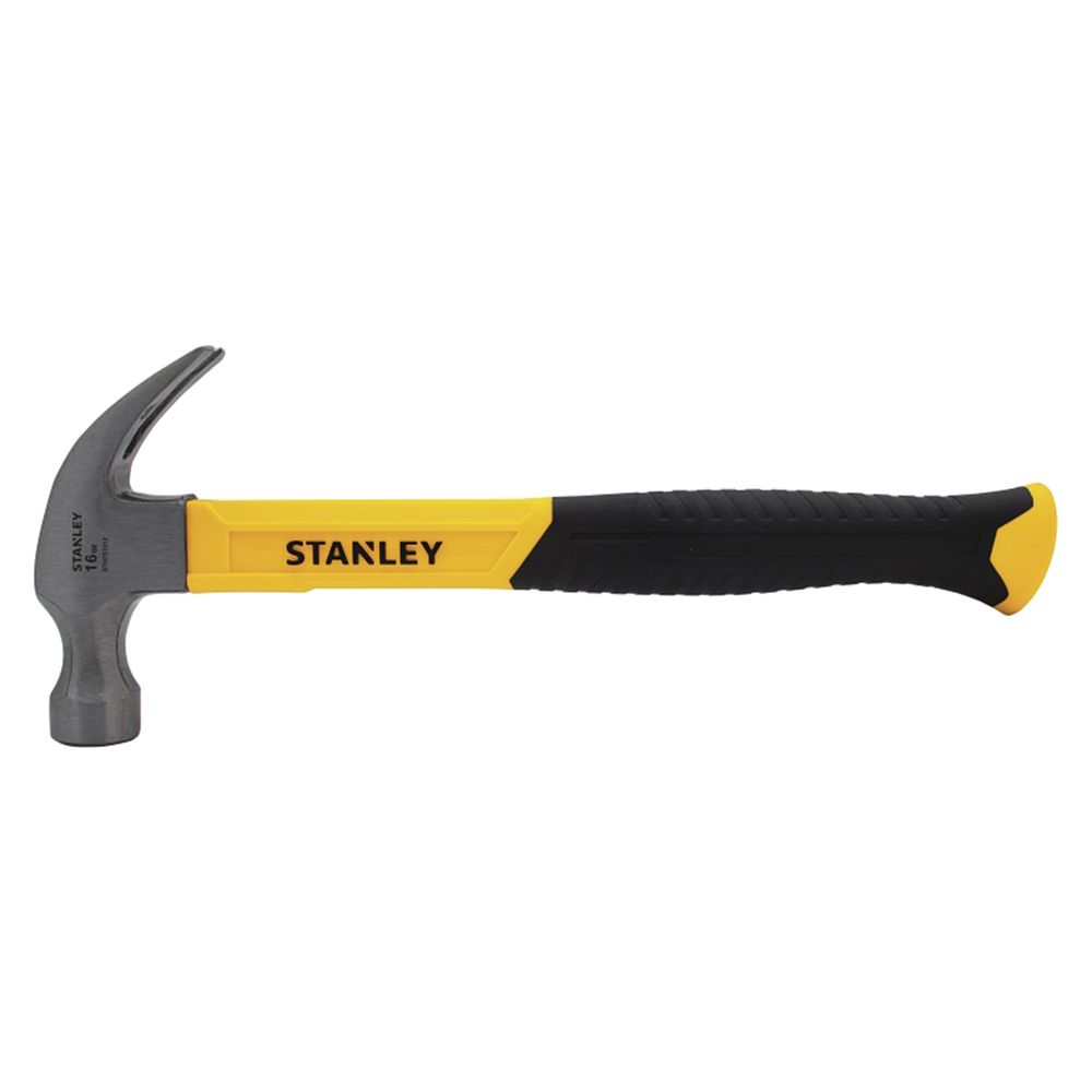 Stanley 16 oz. Curved Claw Fiberglass Hammer