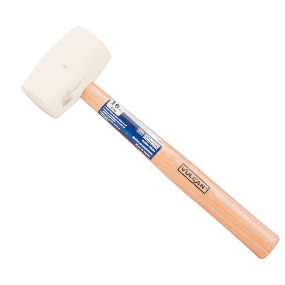 Vulcan 16 oz. White Rubber Mallet