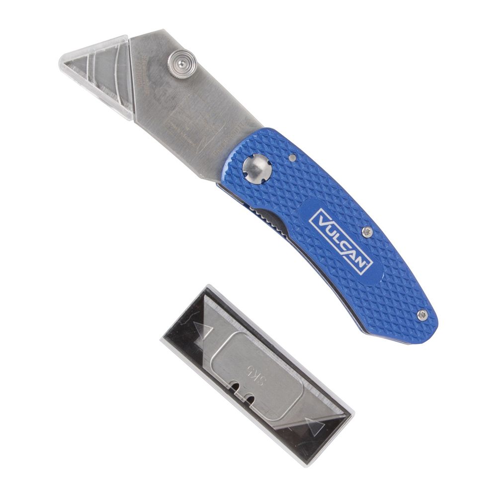 Vulcan Folding Utility Knife with 5 Blades