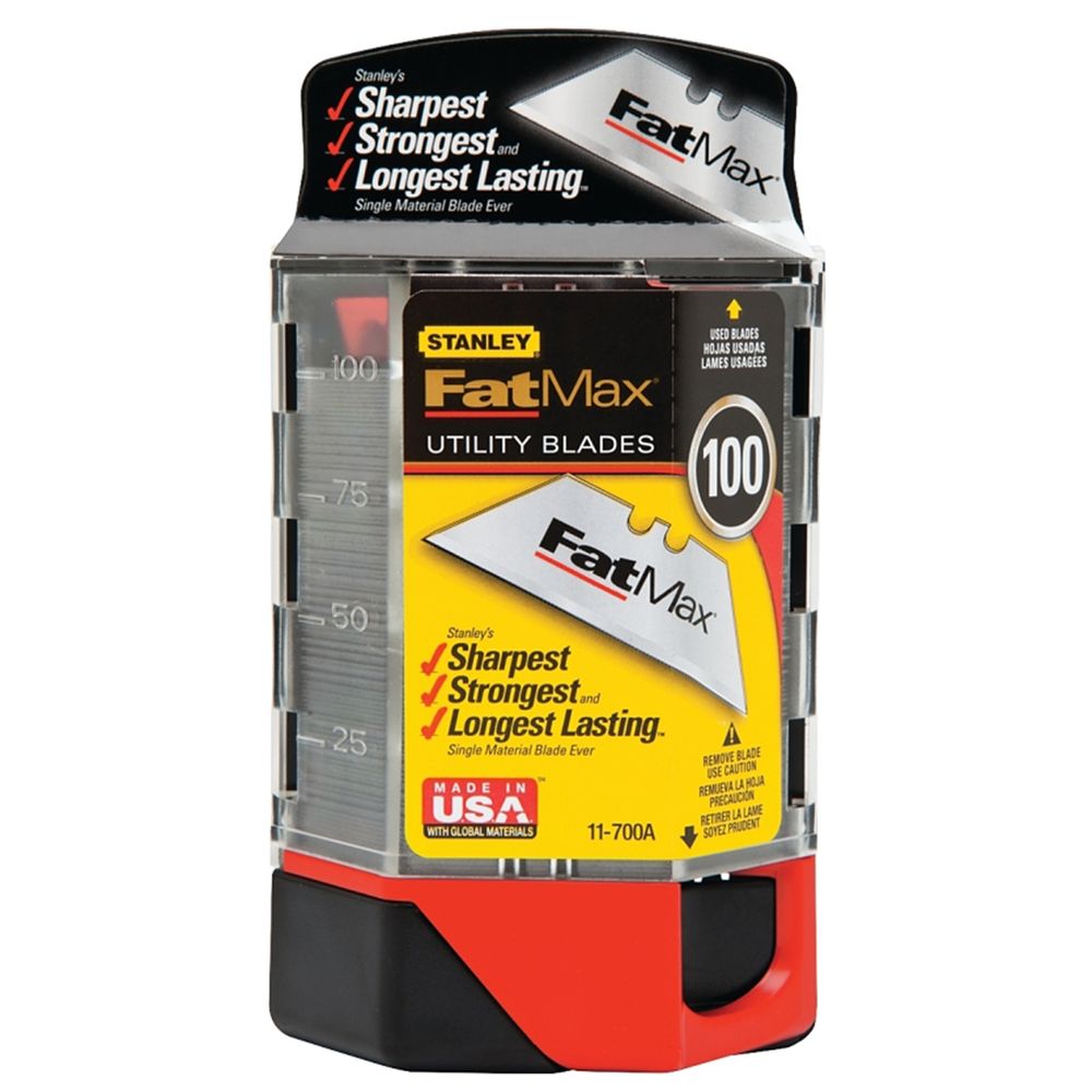 Stanley FatMax 100-Piece Utility Knife Blades