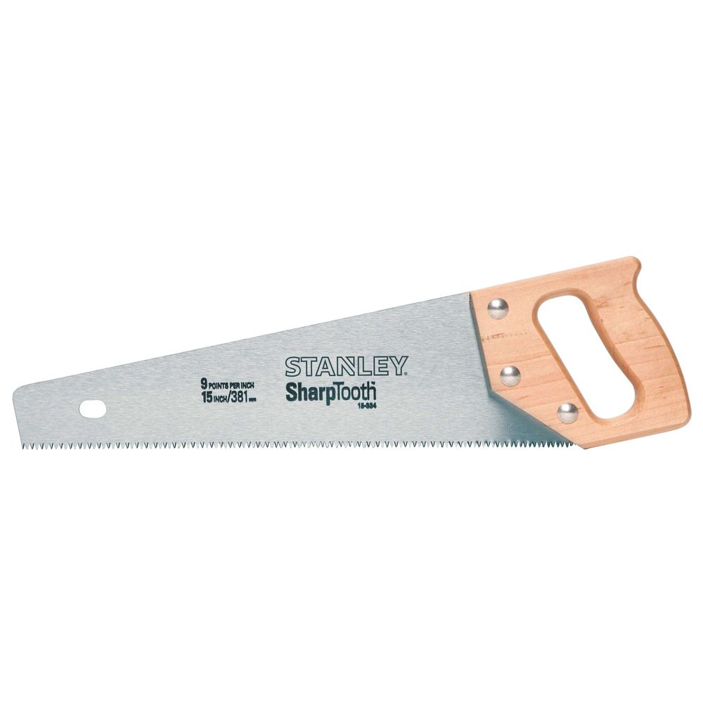 Stanley 15 in. 9-Point Handsaw