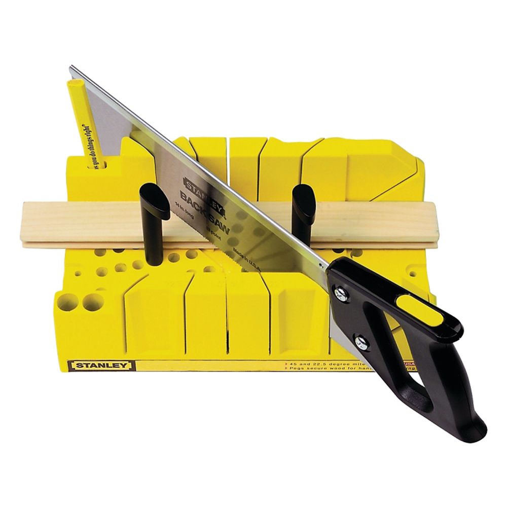Stanley 14 in. Clamping Miter Box with Saw