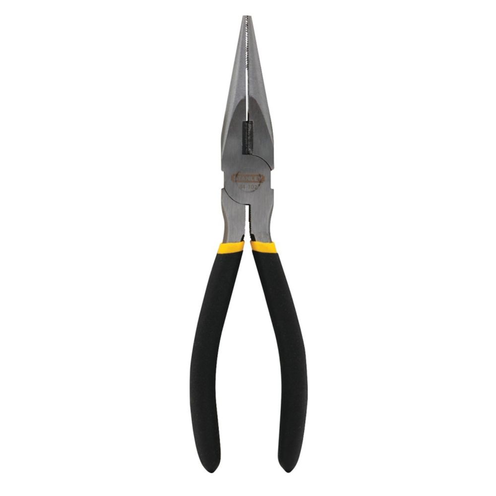 Stanley 8 in. Cushion Grip Long Nose Pliers