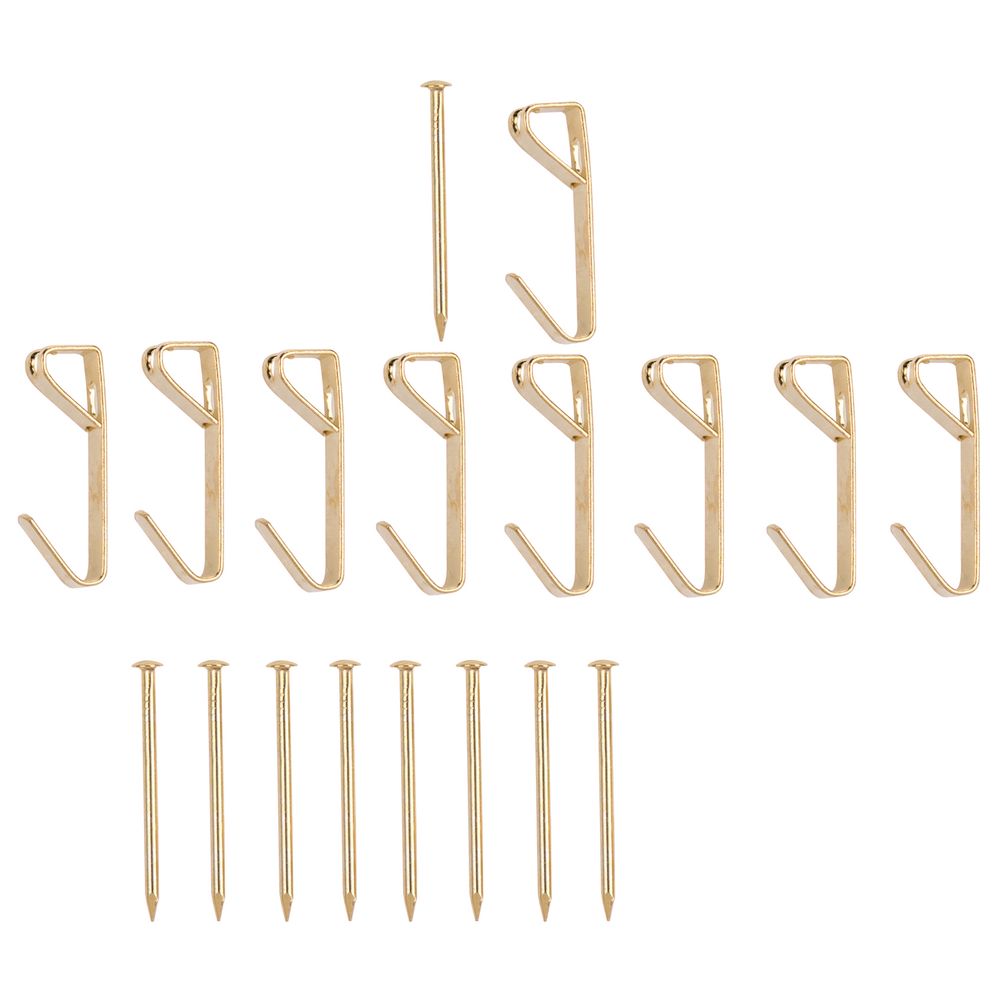 ProSource 20 lb. Polished Brass Picture Hanger