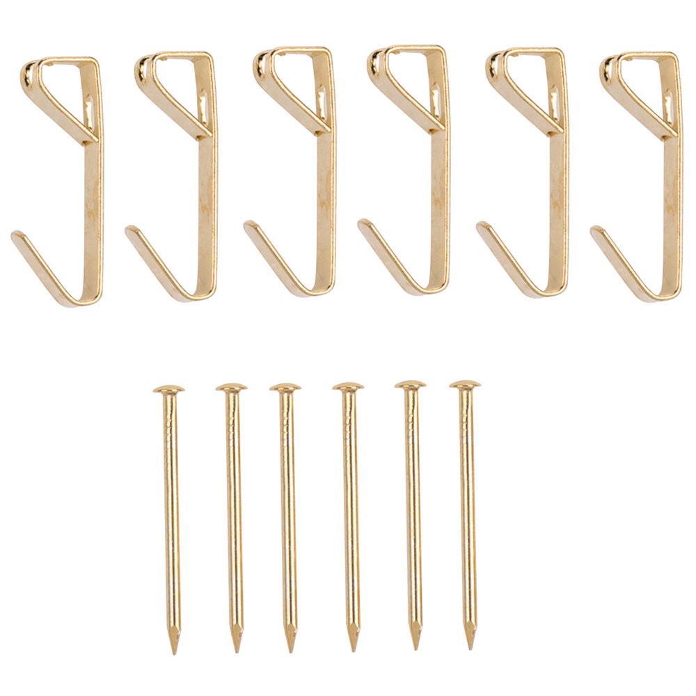 ProSource 30 lb. Polished Brass Picture Hanger