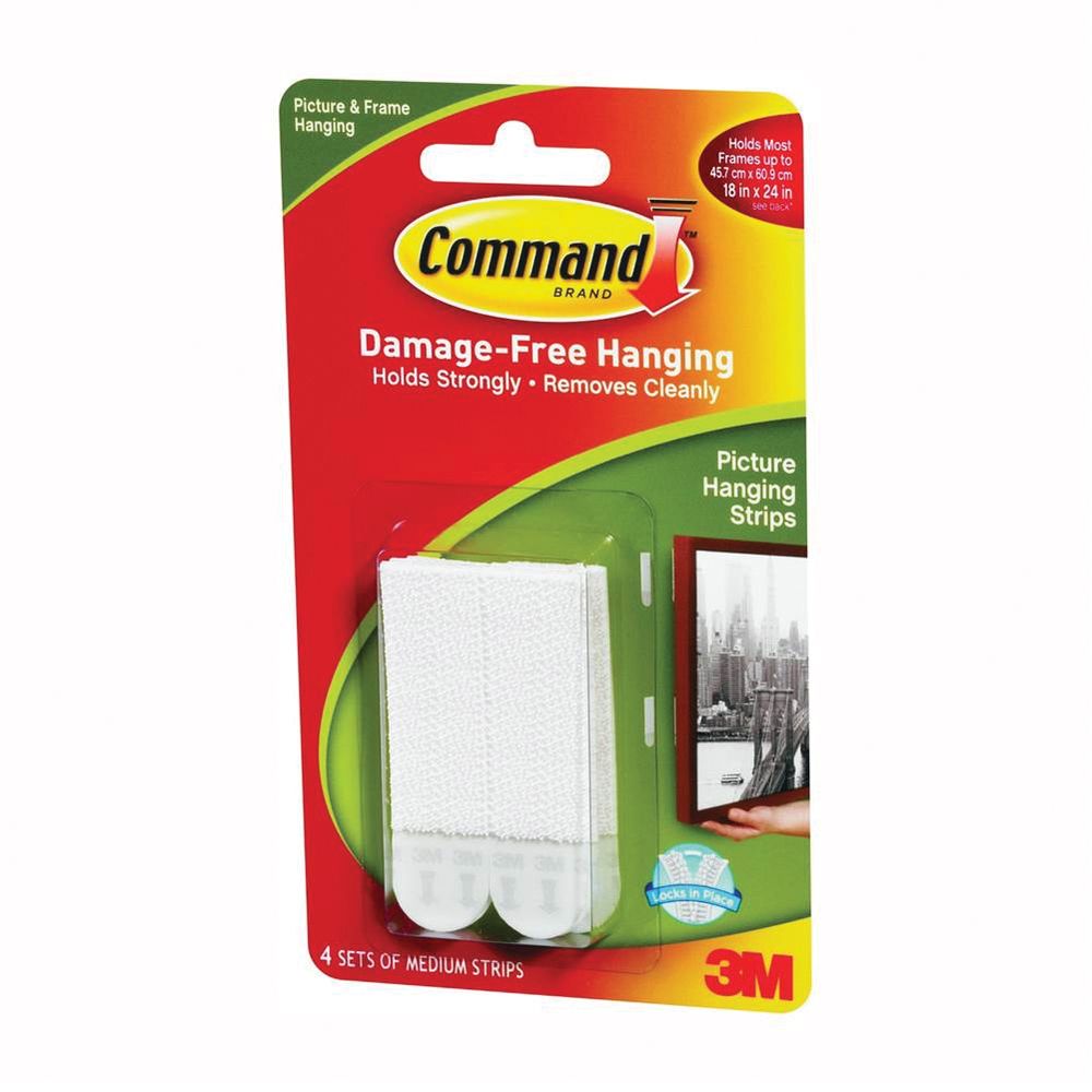 Command 3 lb. Picture Hanging Strips, 4-Pack