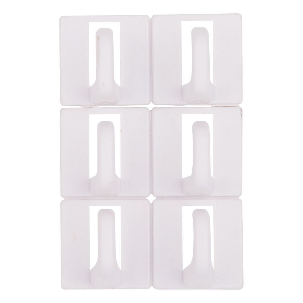 ProSource White Plastic Adhesive Cup Hook