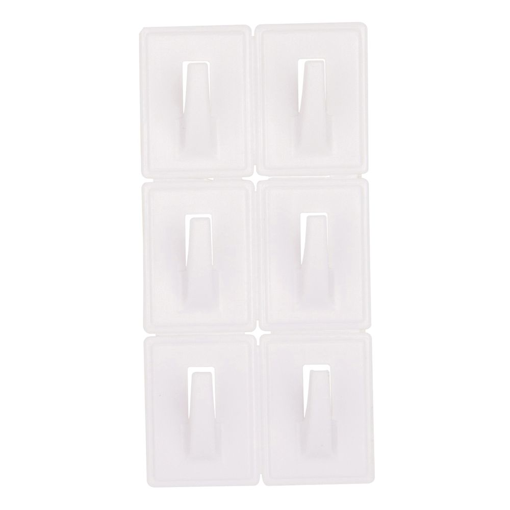 ProSource White Plastic Adhesive Utility Hook