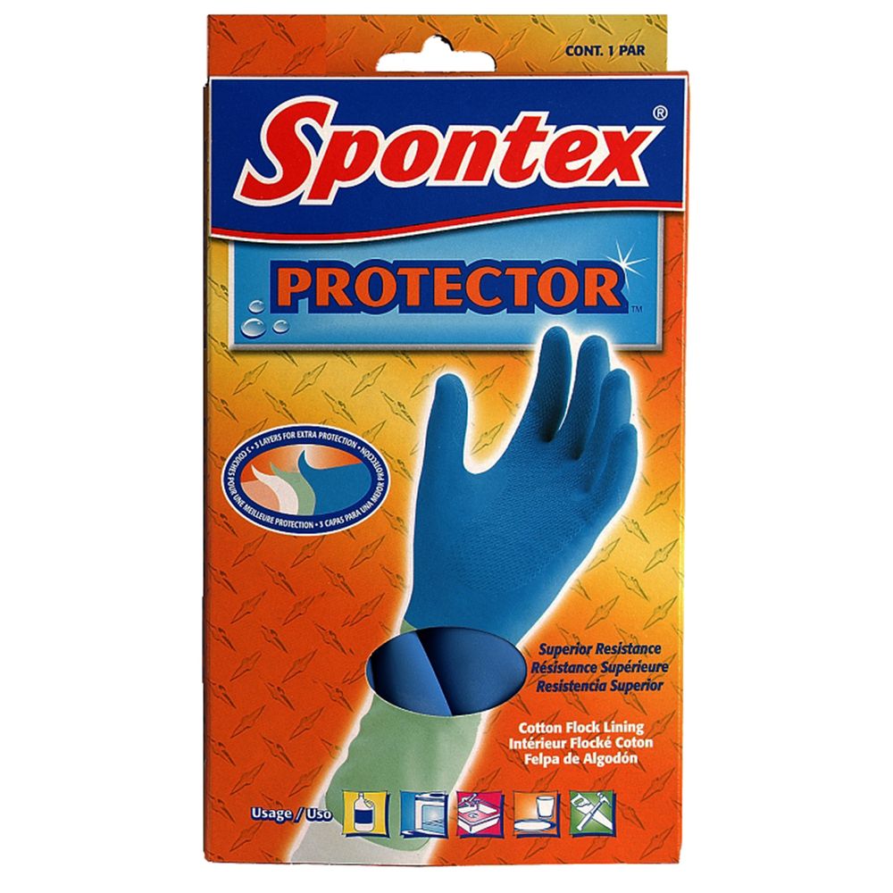 Spontex Small Rubber Protector Gloves