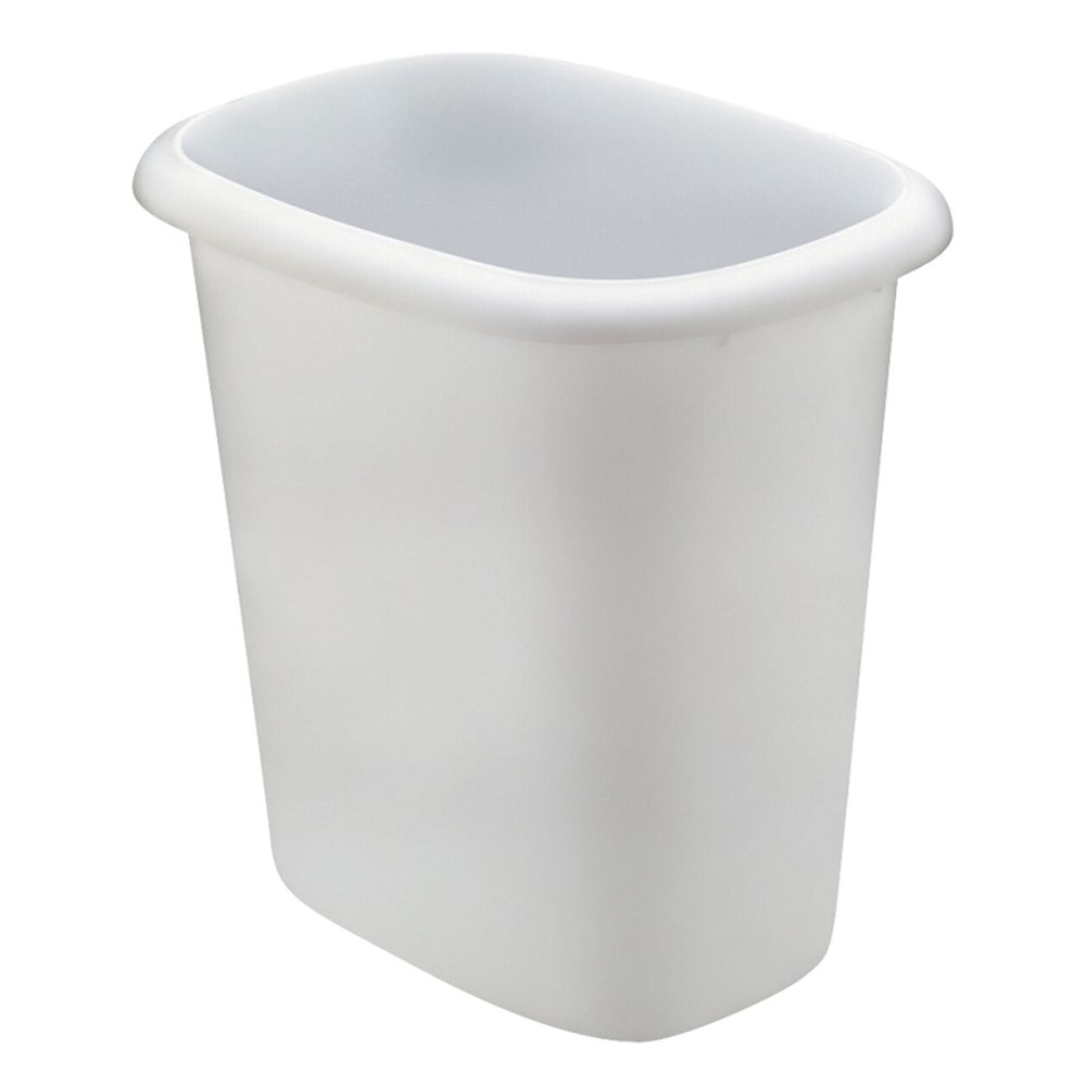 Rubbermaid 6 qt. White Vanity Wastebasket