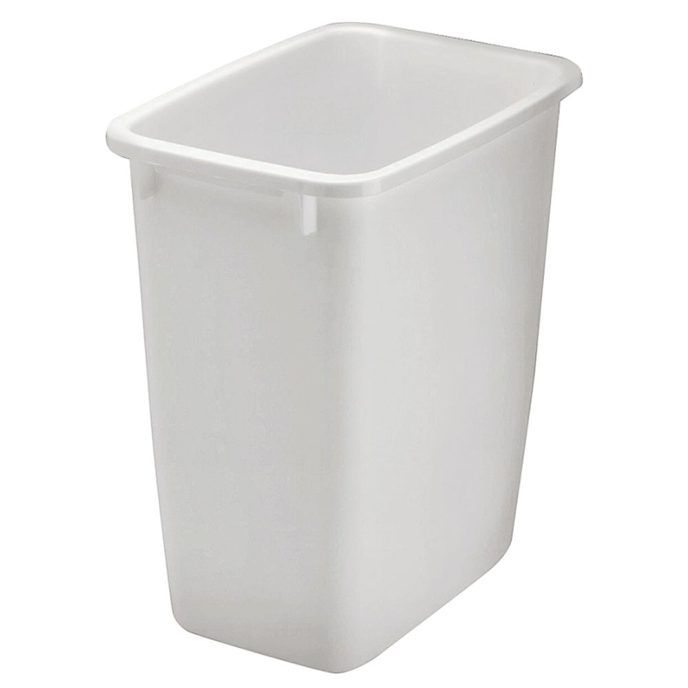 Rubbermaid 21 Quart White Wastebasket