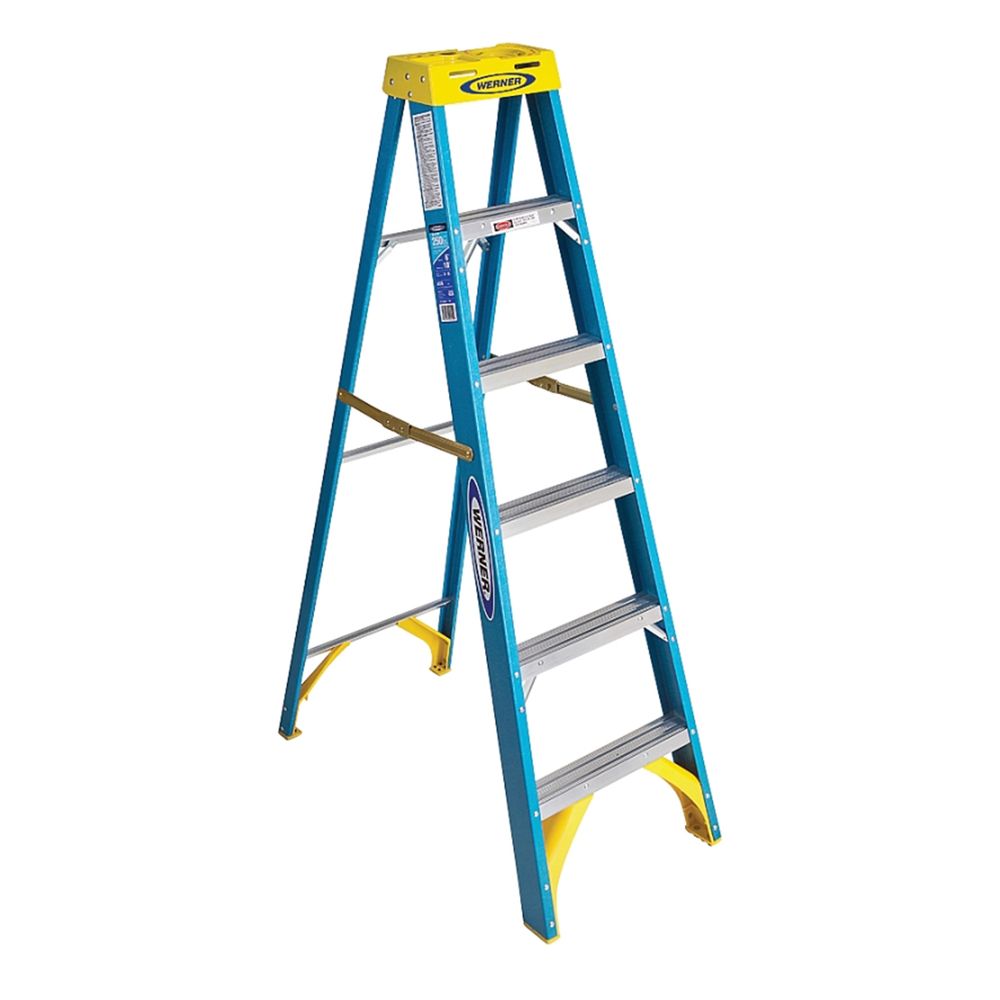 Werner 6 ft. Fiberglass Step Ladder