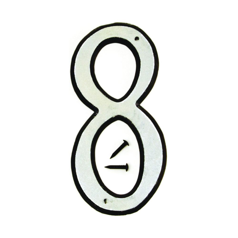 Hy-Ko Products 4 in. Reflective House Number 8