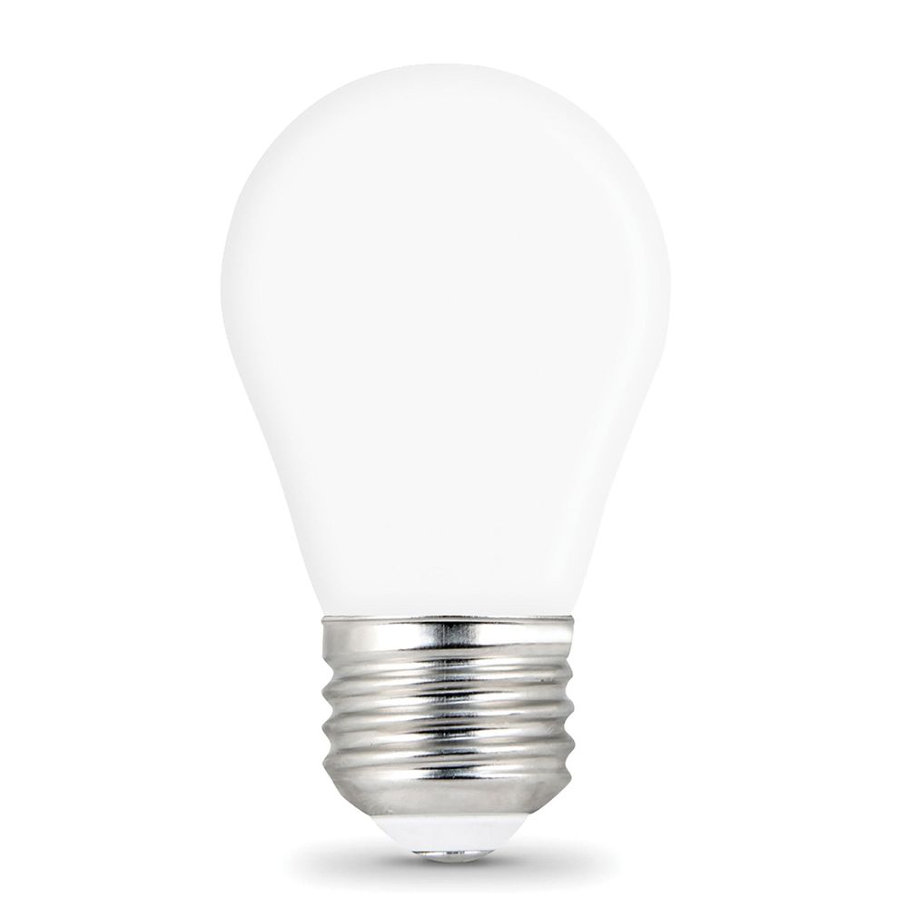 Feit Electric A15 Dimmable Soft White E26 Medium Base Filament LED Bulb, 2-Pack