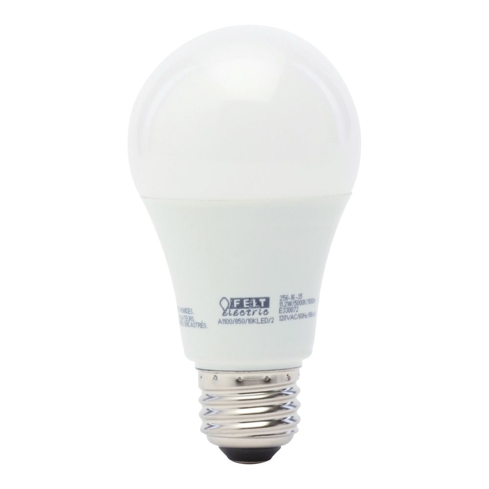 Feit Electric 75 W Equivalent A19 Non-Dimmable LED Light Bulb, 2-Pack