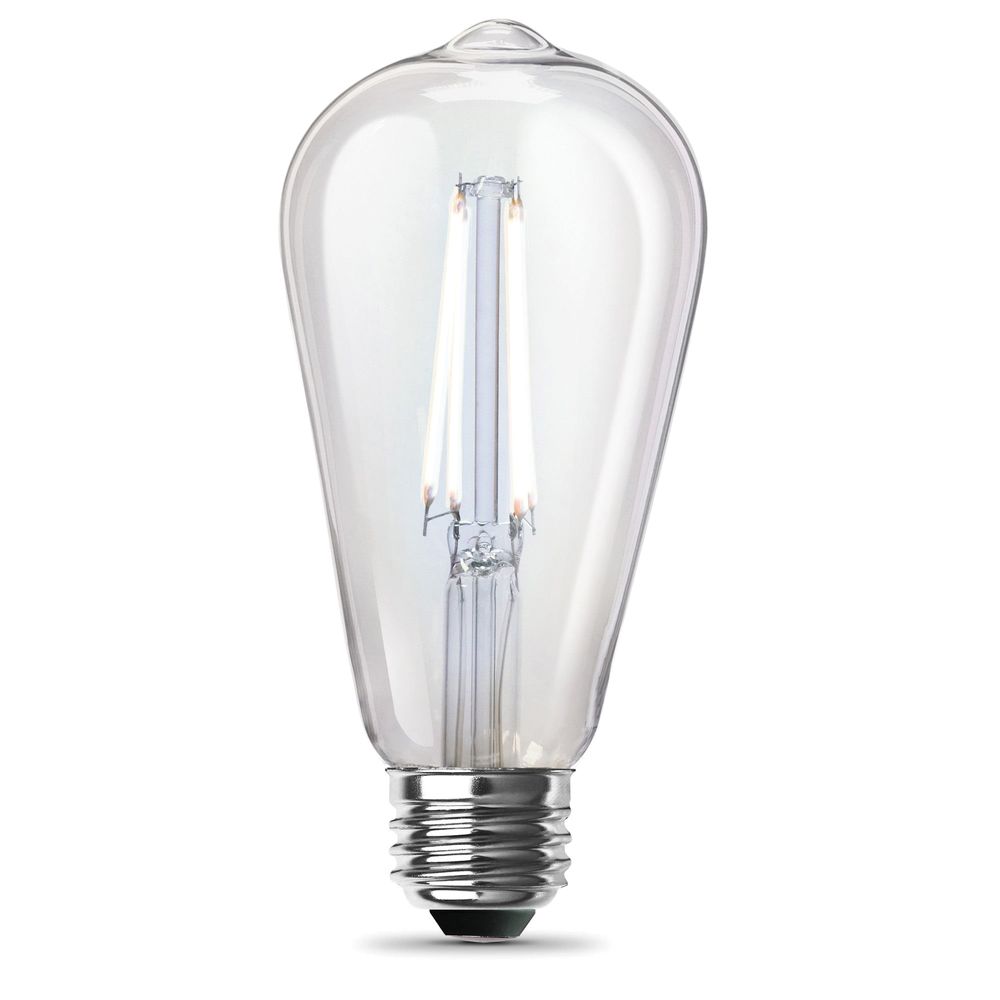 Feit Electric 60 W Equivalent ST19 Clear Daylight Dimmable Filament LED Bulb