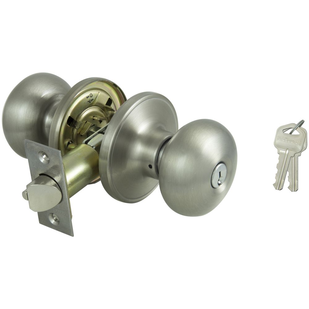 ProSource Satin Nickel TF Series Entry Knobset