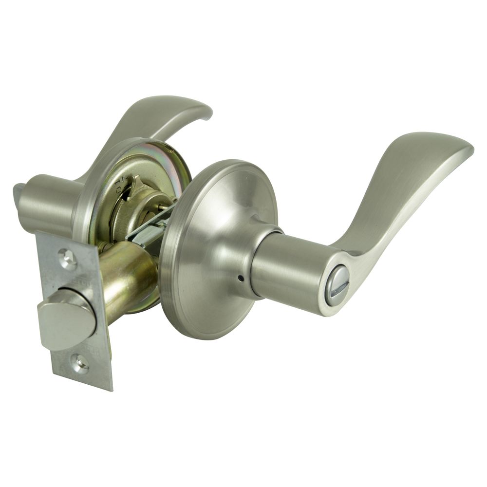 ProSource Satin Nickel Privacy Leverset