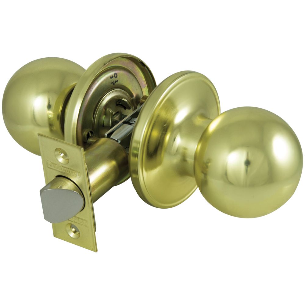 ProSource Polished Brass Passage Knob