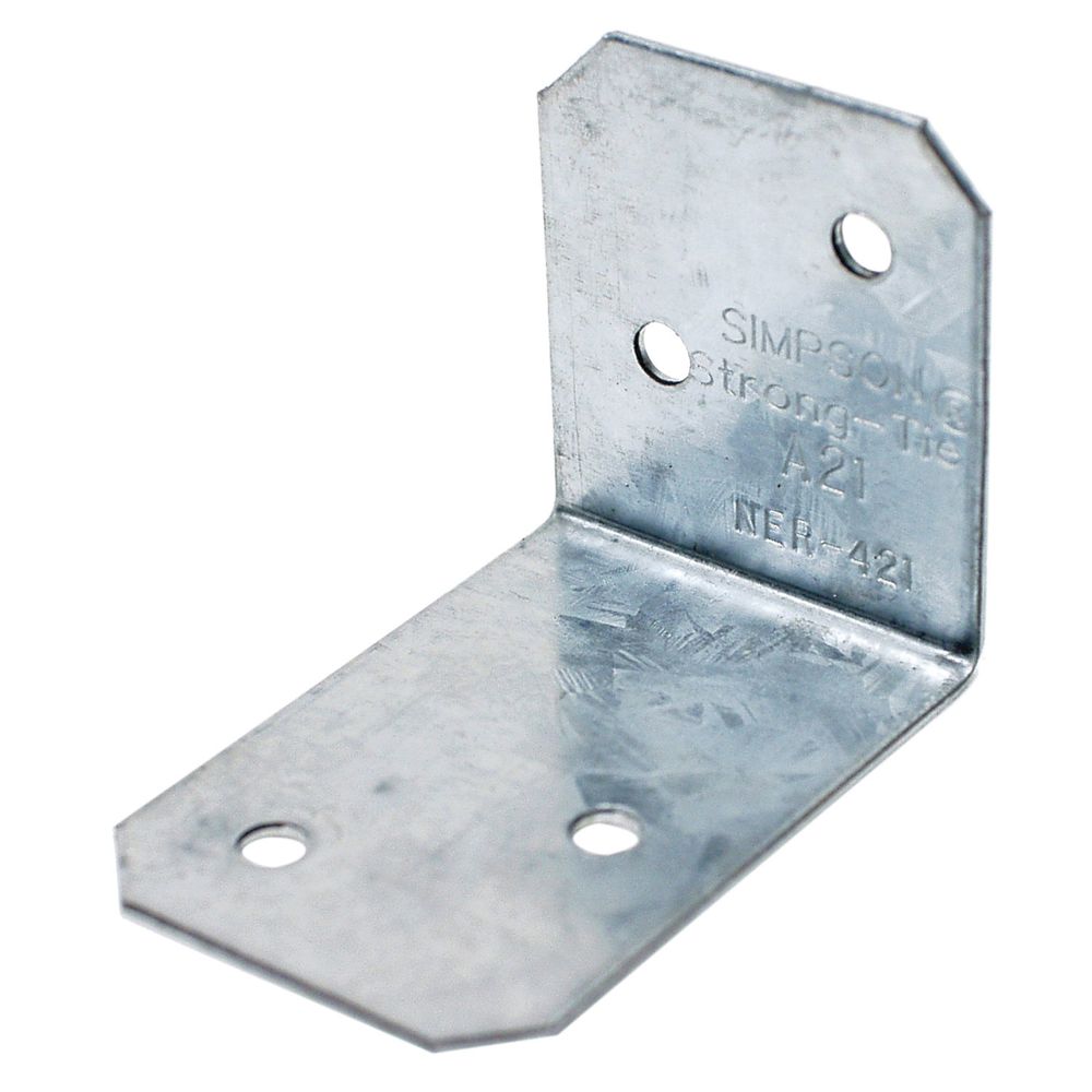 Simpson Strong-Tie 2 in. x 1-1/2 in. x 1-3/8 in. Galvanized Angle