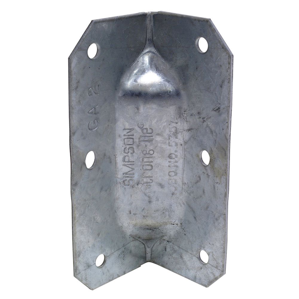 Simpson Strong-Tie 3-1/4 in. 18-Gauge Galvanized Gusset Angle