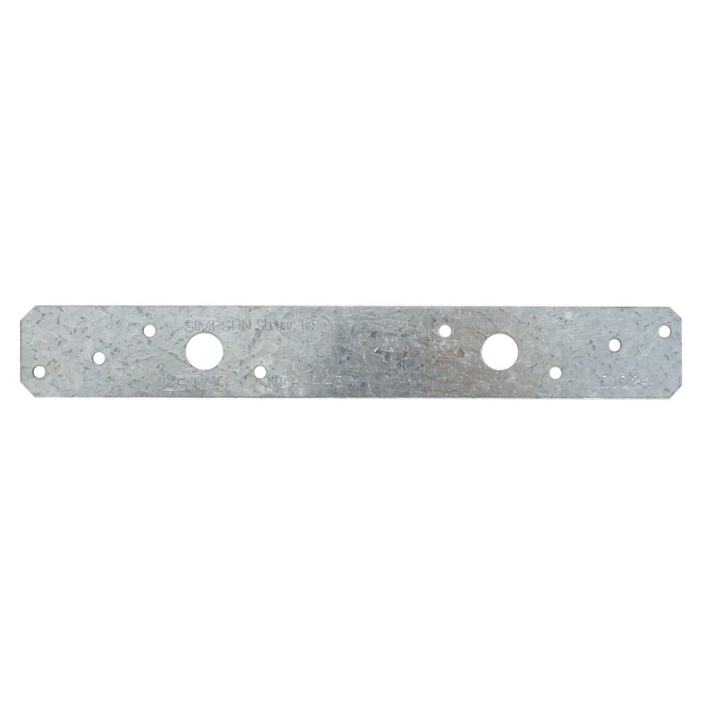 Simpson Strong-Tie 1-1/4 in. x 9 in. Light Galvanized Strap Tie