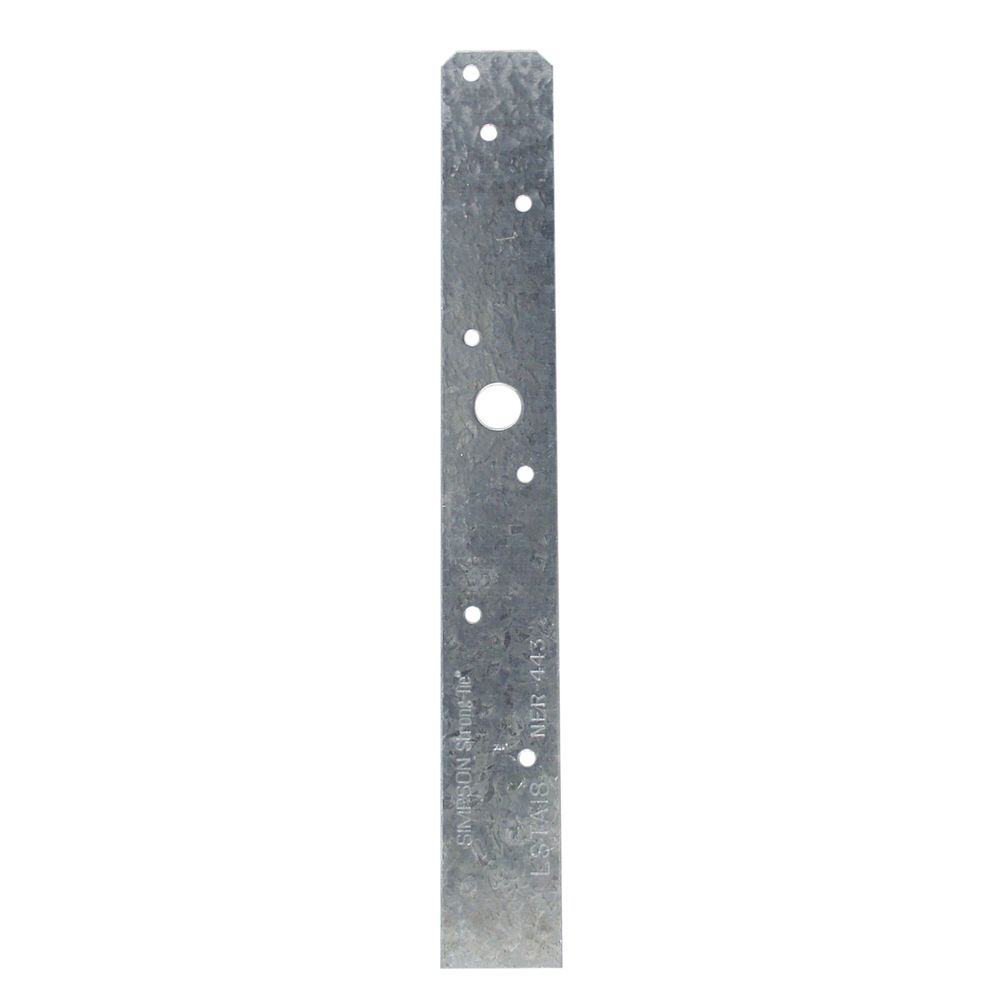 Simpson Strong-Tie 1-1/4 in. x 18 in. Light Galvanized Strap Tie
