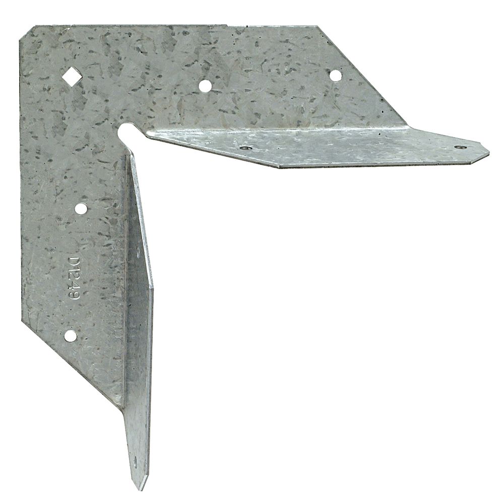 Simpson Strong-Tie 16 ga. ZMAX Steel Rigid Tie Angle