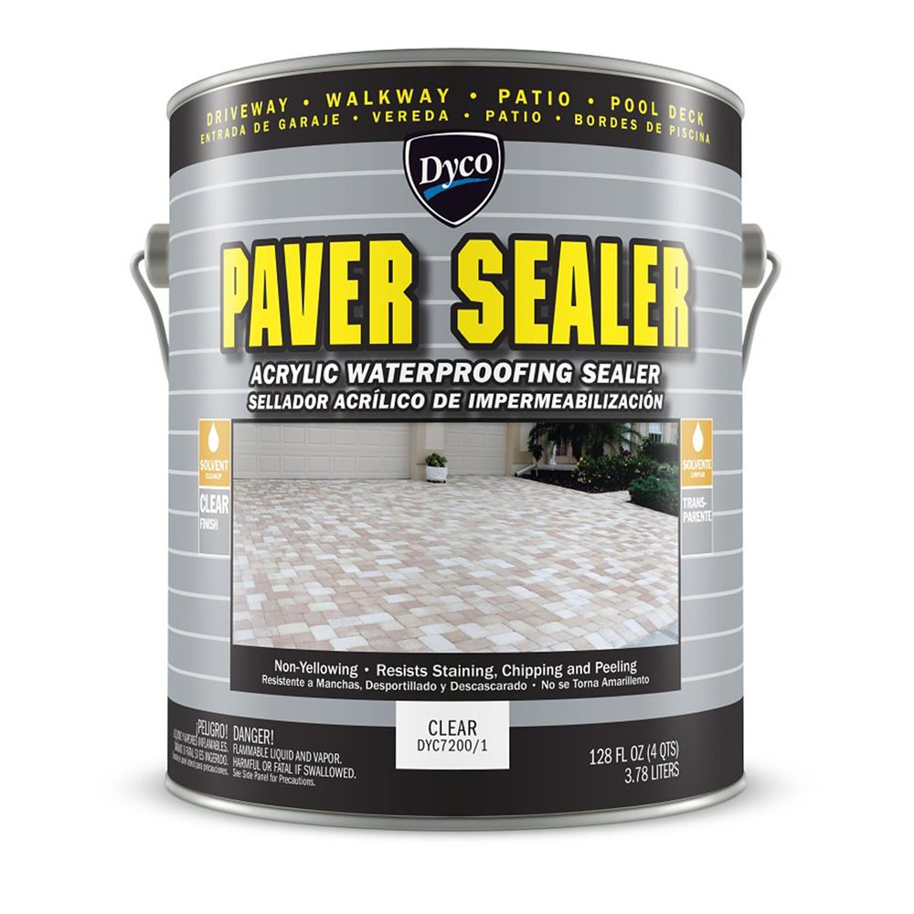 Dyco 1 gal. Clear Gloss Solvent Acrylic Paver Sealer