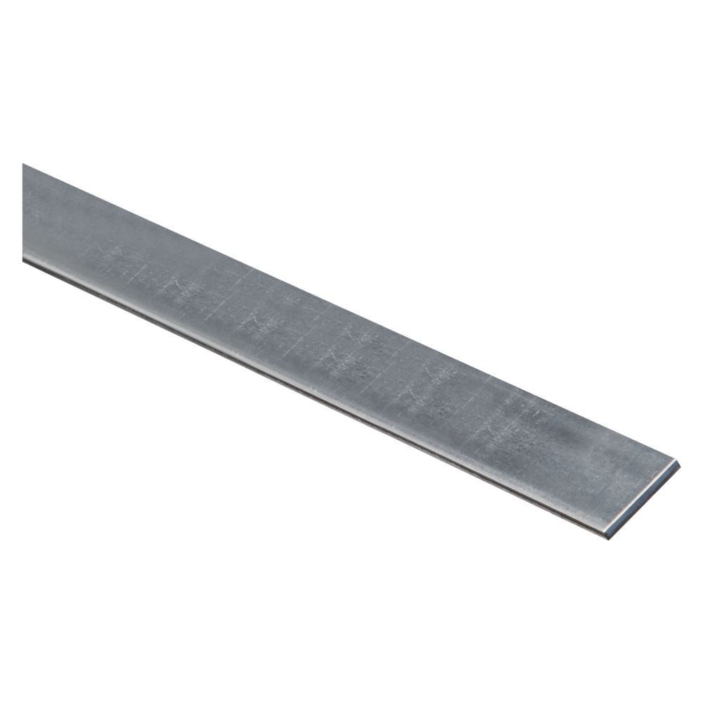 National Hardware 1 in. x 72 in. Galvanized Steel Flat Bar