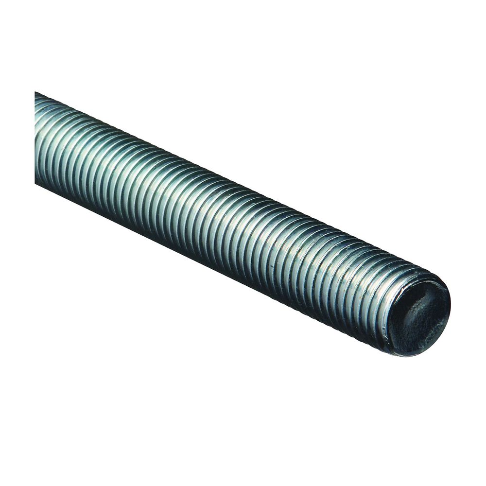 National Hardware 1 in.-8 x 72 in. Zinc Cold Rolled Steel Threaded Rod