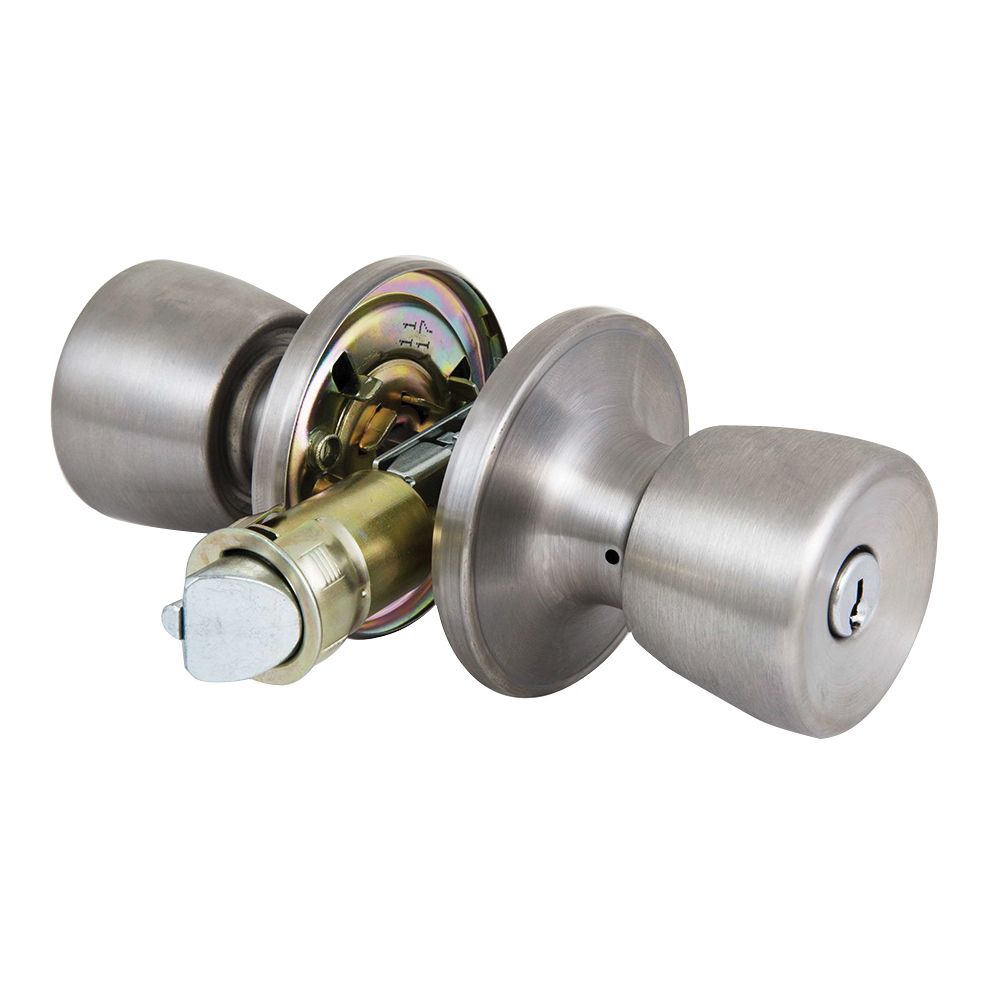 ProSource Stainless Steel Mobile Home Entry Lockset