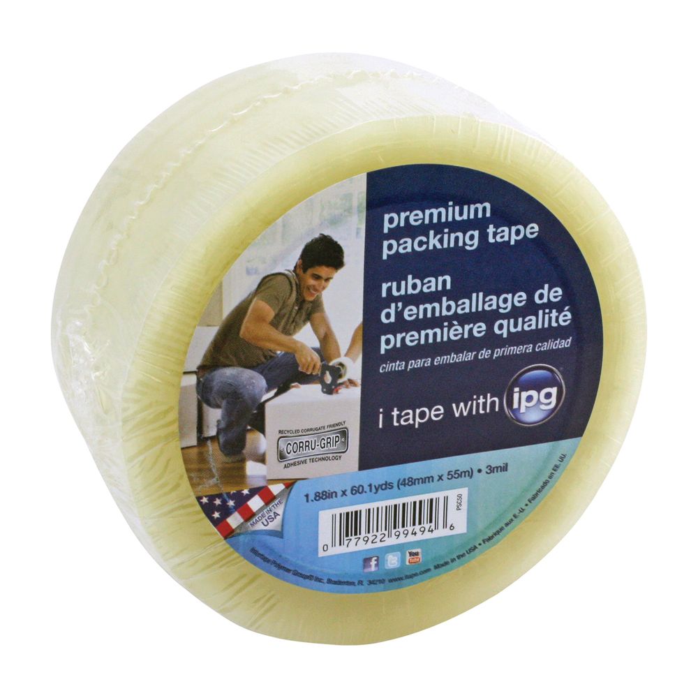 IPG 1-7/8 in. x 60 yd. Premium Packaging Tape