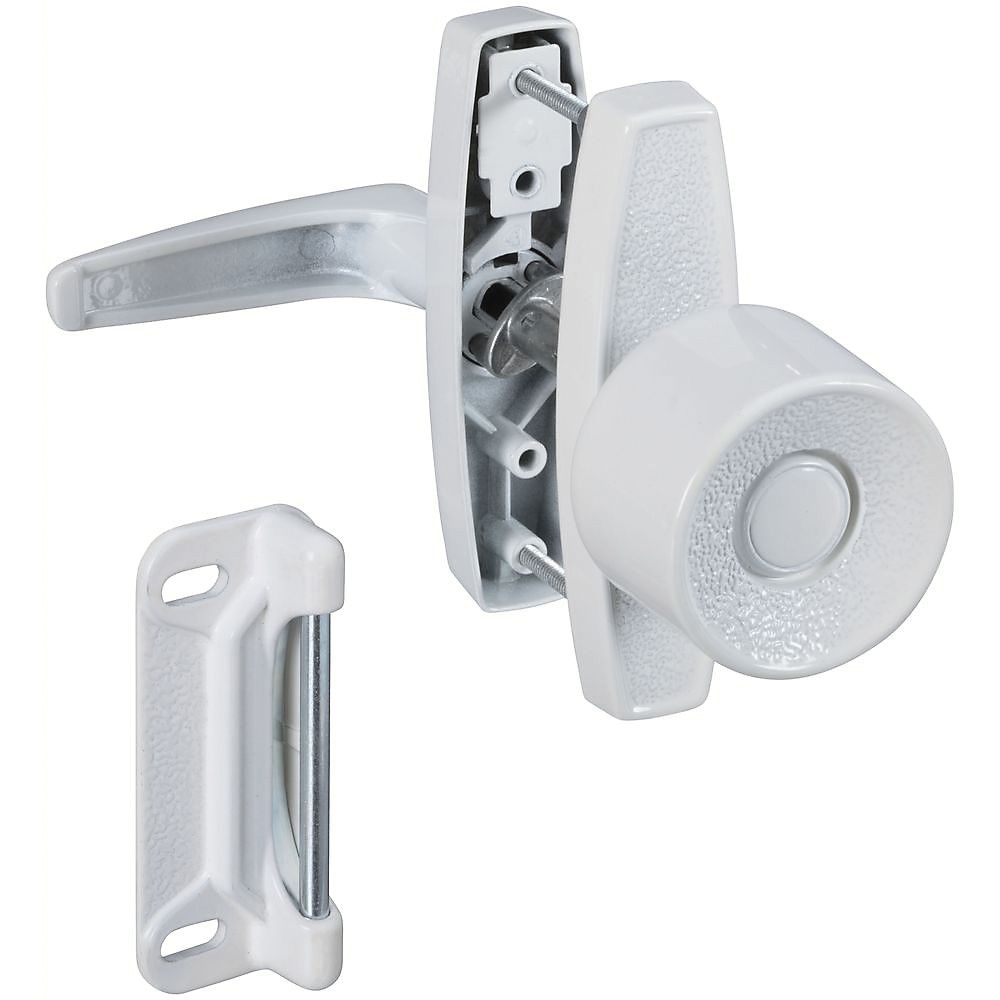 National Hardware White Knob Latch