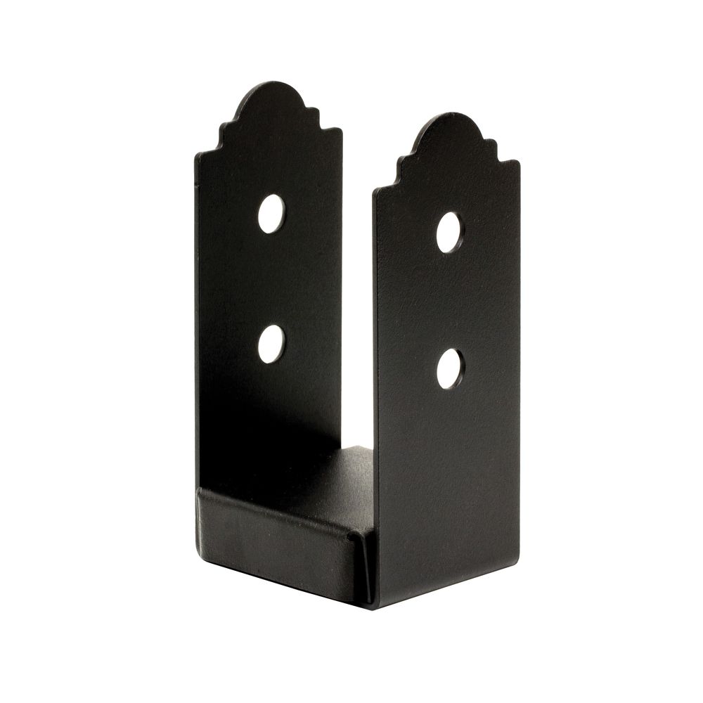 Simpson Strong-Tie 4 in. x 4 in. Black ZMAX Adjustable Post Base
