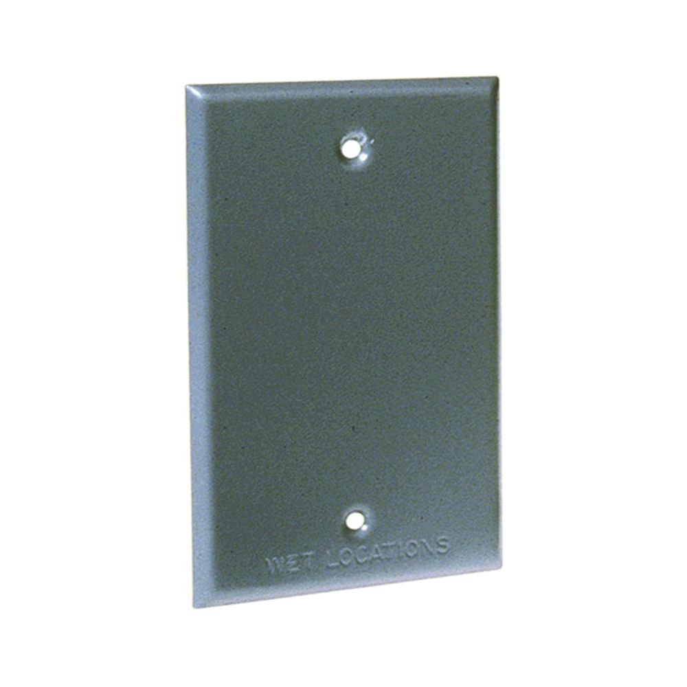 Hubbell 1-Gang Gray Blank Cover